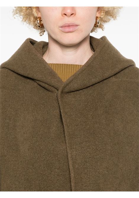 Green hooded coat Rick owens - women RICK OWENS | RO02D3957DDR35